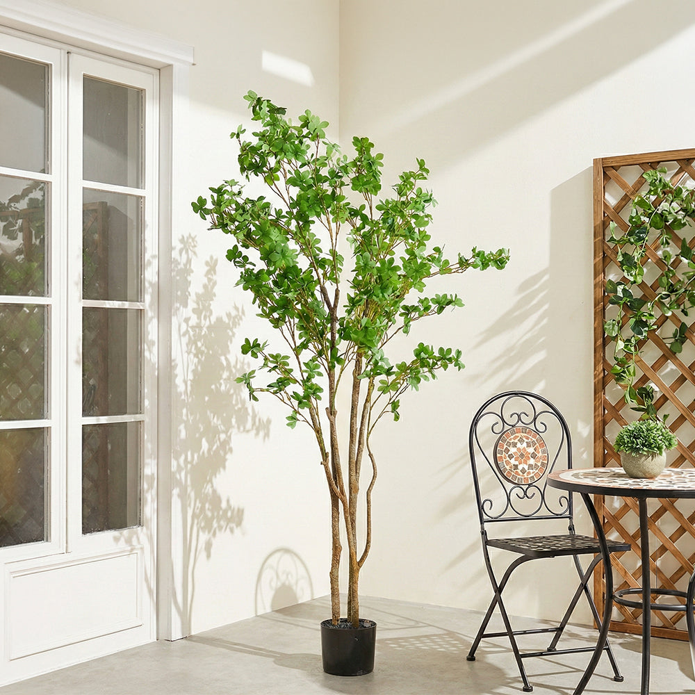 180cm Height Artificial Enkianthus Tree Indoor Faux Tall Plant Realistic Decor